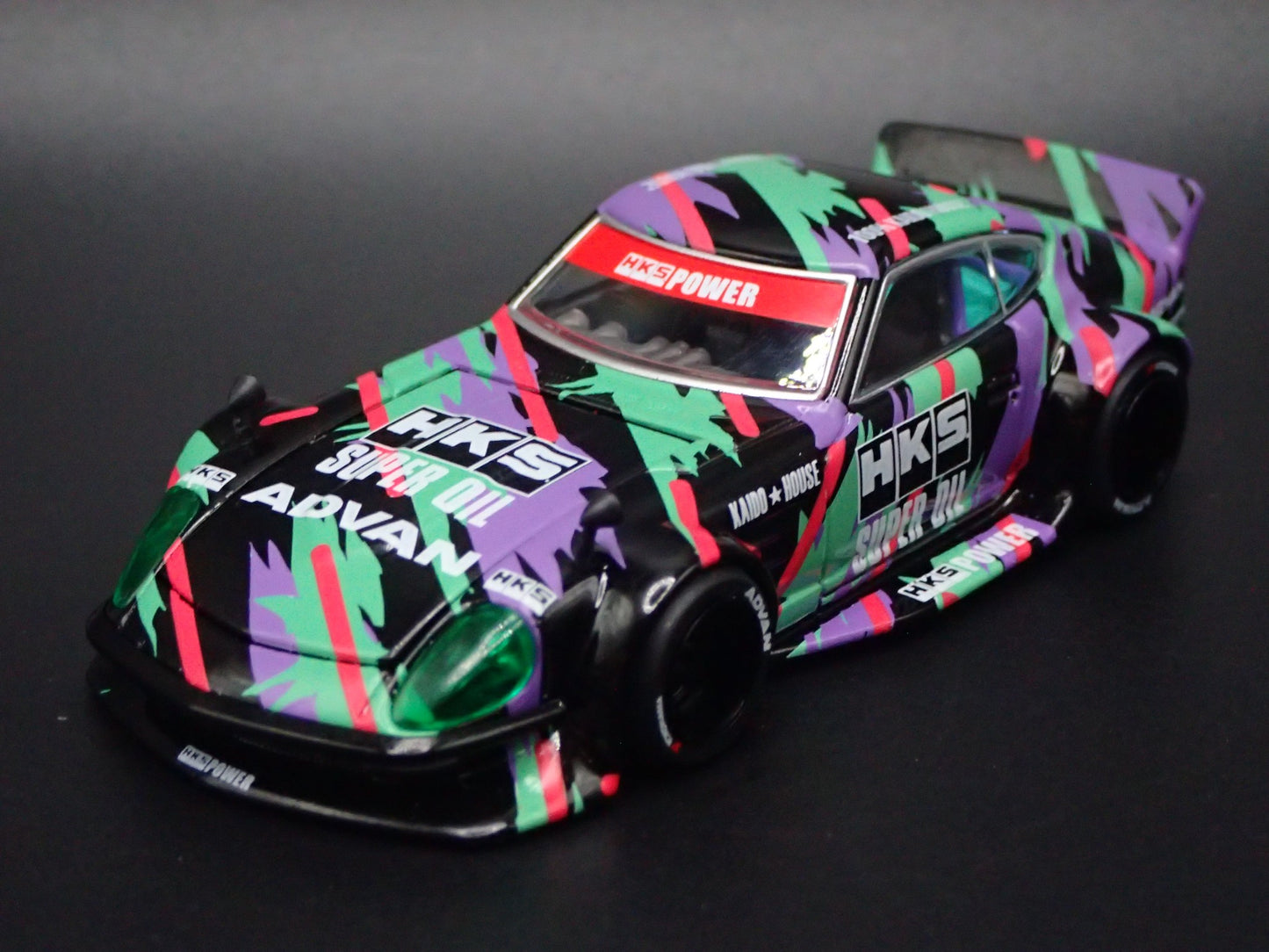 NISSAN FAIRLADY Z HKS V1 KAIDO HOUSE JDM 1/64 SCALE DIORAMA DIECAST MODEL CAR