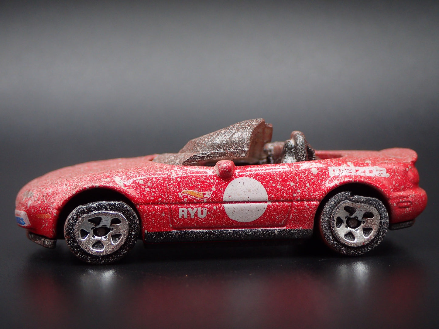 1989-1997 MAZDA MX5 MIATA CONVERTIBLE NA WRECKED 1:64 SCALE DIECAST MODEL CAR