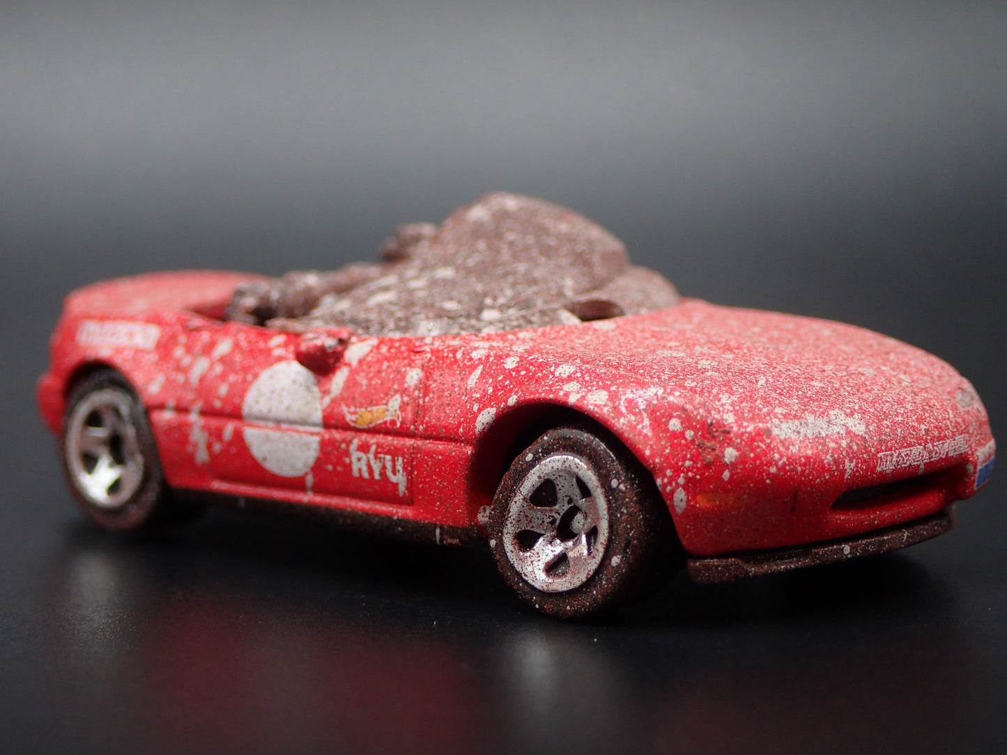 1989-1997 MAZDA MX5 MIATA CONVERTIBLE NA WRECKED 1:64 SCALE DIECAST MODEL CAR