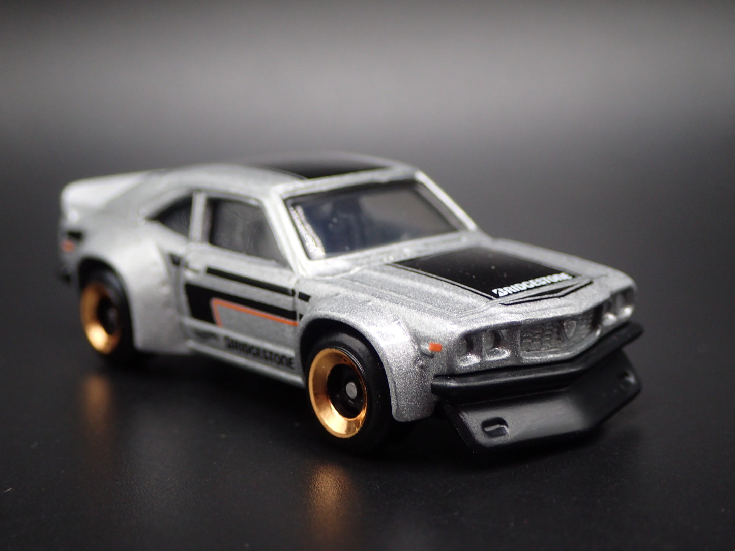 1971-1978 MAZDA RX3 JDM RACING SILVER 1:64 SCALE DIORAMA DIECAST MODEL CAR