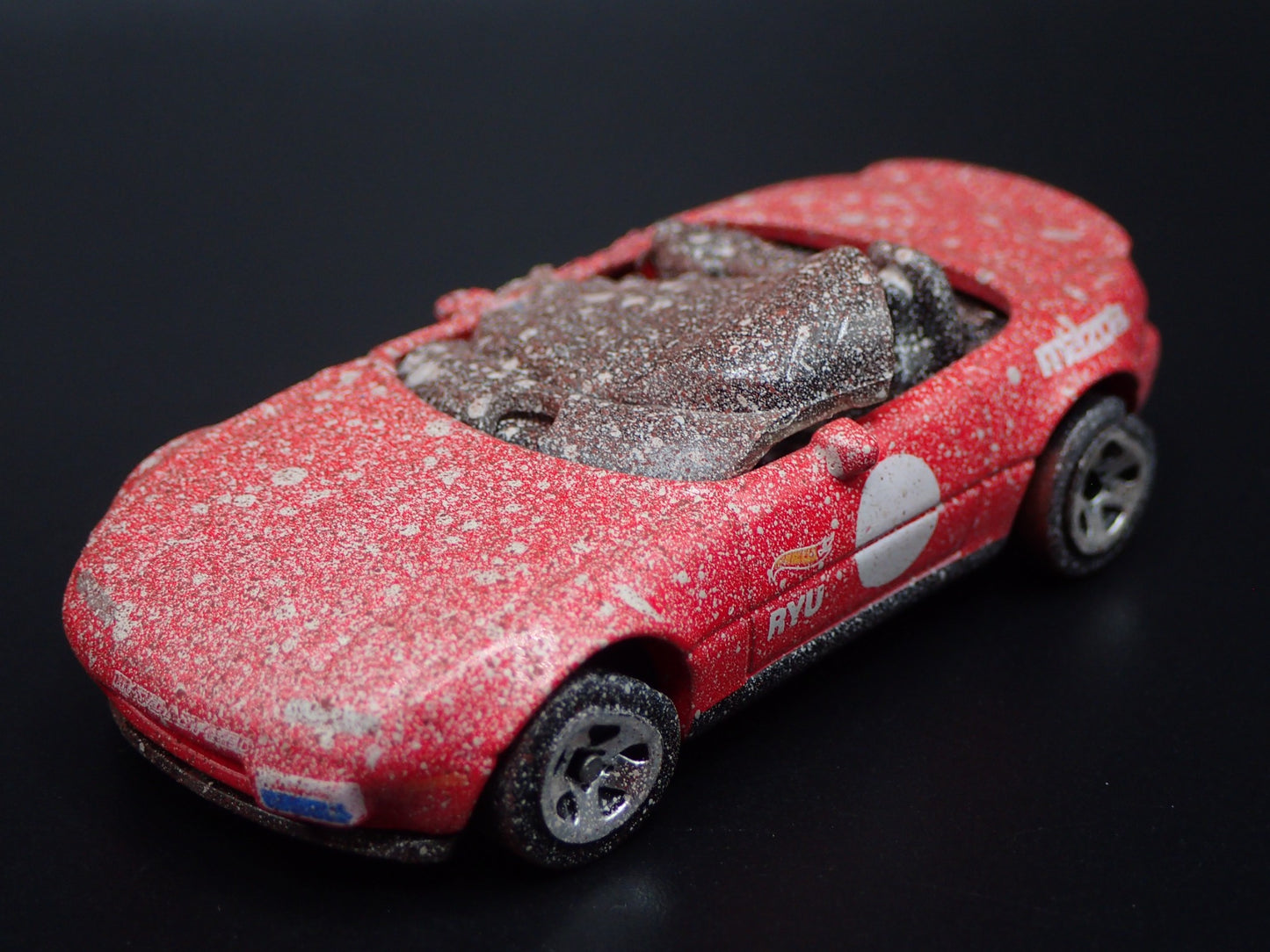 1989-1997 MAZDA MX5 MIATA CONVERTIBLE NA WRECKED 1:64 SCALE DIECAST MODEL CAR