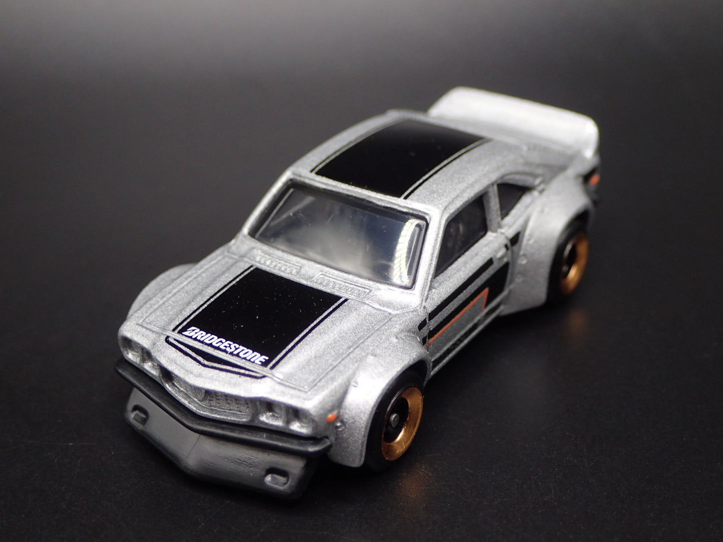 1971-1978 MAZDA RX3 JDM RACING SILVER 1:64 SCALE DIORAMA DIECAST MODEL CAR