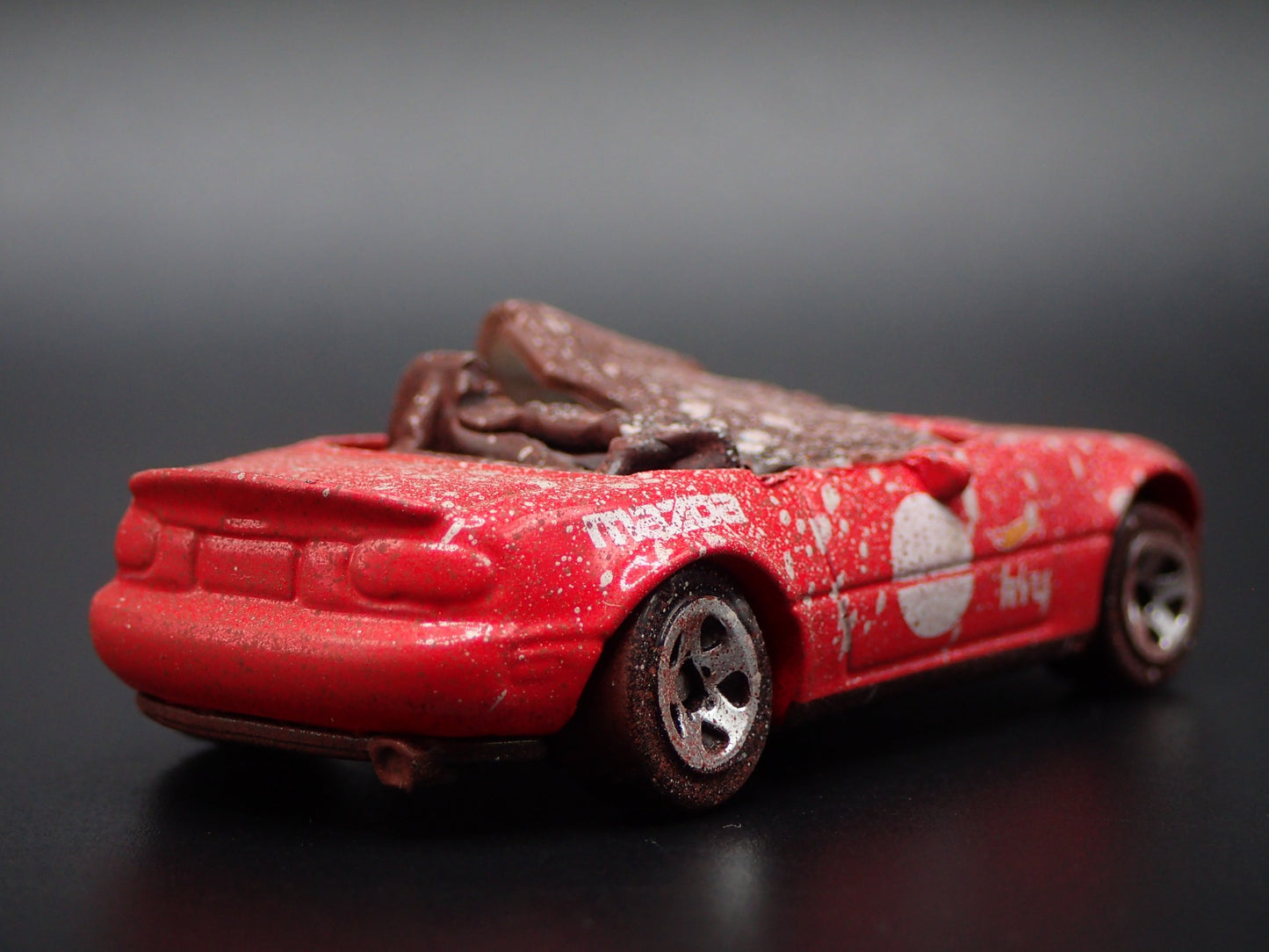 1989-1997 MAZDA MX5 MIATA CONVERTIBLE NA WRECKED 1:64 SCALE DIECAST MODEL CAR