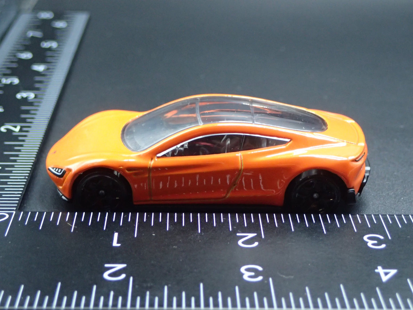 TESLA ROADSTER ORANGE RARE 1:64 SCALE COLLECTIBLE DIORAMA DIECAST MODEL CAR