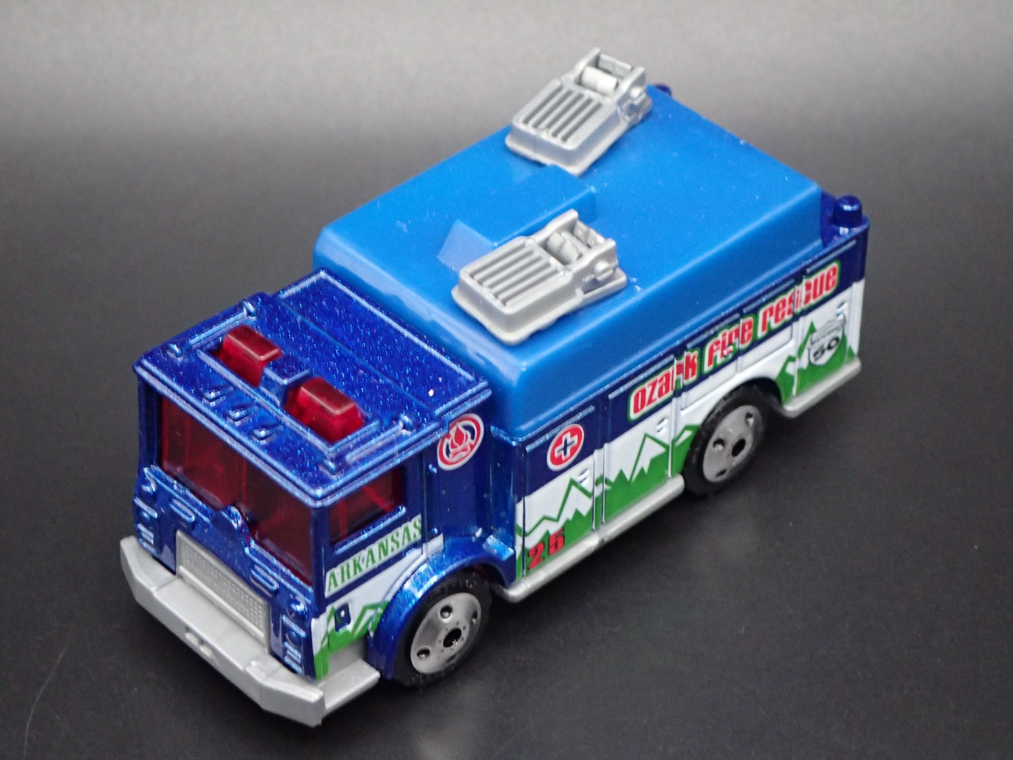 FIRE ENGINE TRUCK AUXILIARY POWER TRUCK ARKANSAS 1:64 MB SCALE DIECAST MODEL CAR