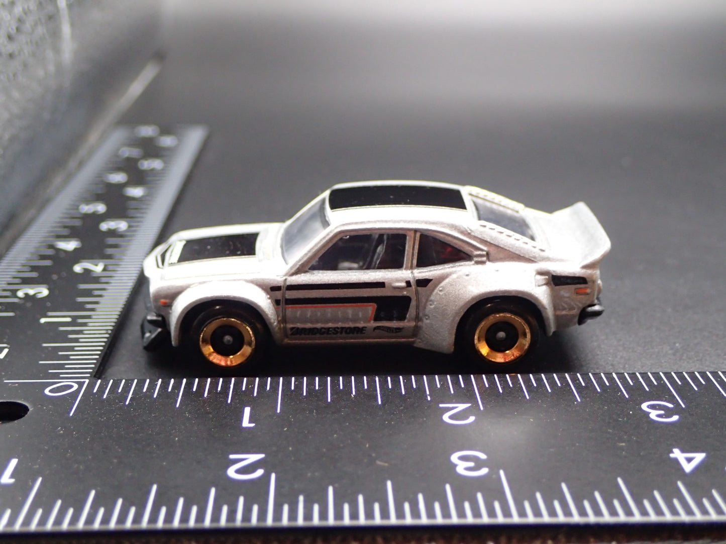 1971-1978 MAZDA RX3 JDM RACING SILVER 1:64 SCALE DIORAMA DIECAST MODEL CAR