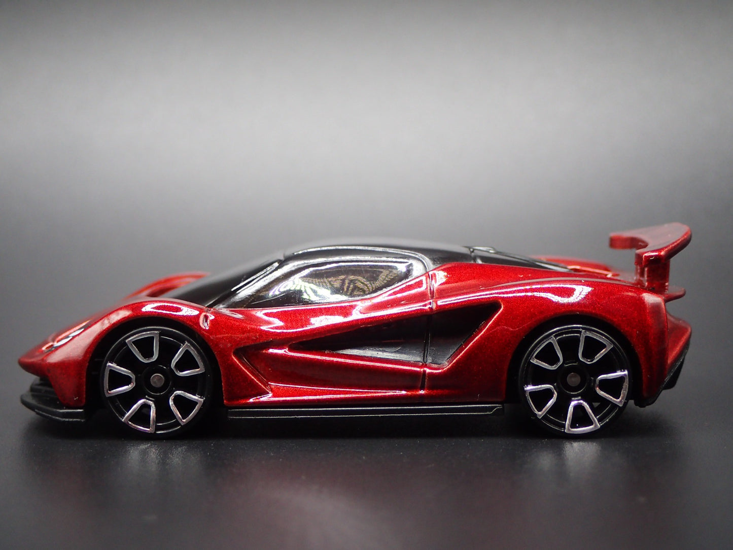 2023-2024 LOTUS EVIJA BURGUNDY 1/64 SCALE COLLECTIBLE DIORAMA DIECAST MODEL CAR