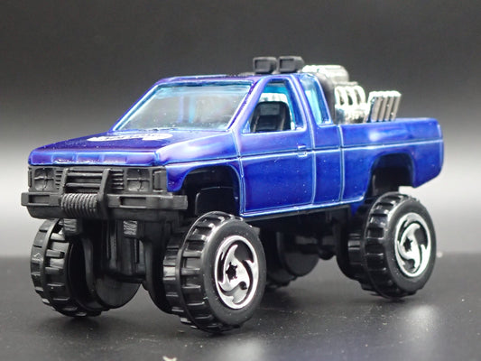 NISSAN HARDBODY 4X4 PICKUP TRUCK BLUE RARE 1:64 SCALE DIORAMA DIECAST MODEL CAR