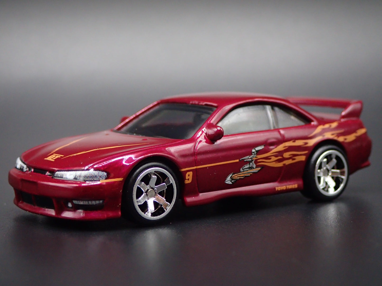 1994-1998 NISSAN 240SX S14 FAST & FURIOUS 1:64 SCALE DIORAMA DIECAST MODEL CAR