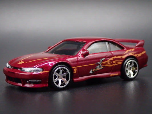 1994-1998 NISSAN 240SX S14 FAST & FURIOUS 1:64 SCALE DIORAMA DIECAST MODEL CAR