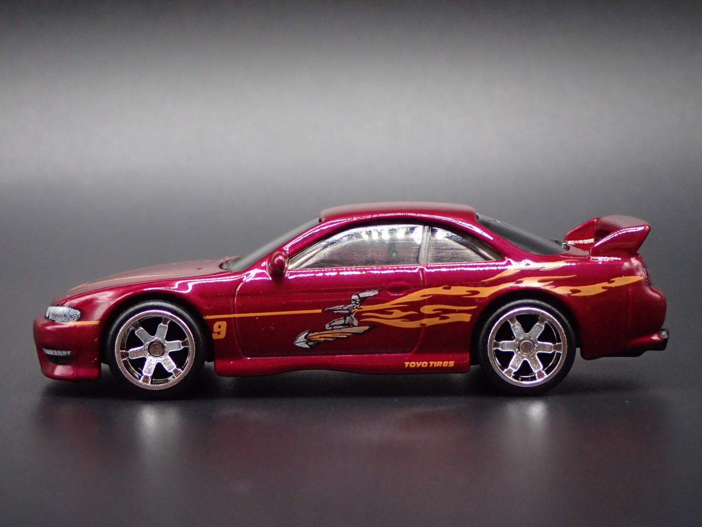 1994-1998 NISSAN 240SX S14 FAST & FURIOUS 1:64 SCALE DIORAMA DIECAST MODEL CAR