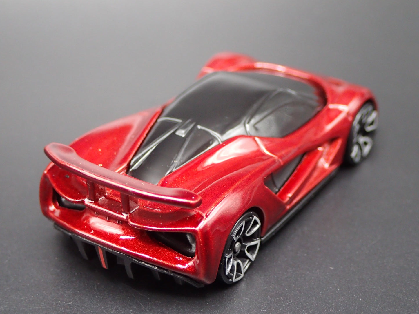 2023-2024 LOTUS EVIJA BURGUNDY 1/64 SCALE COLLECTIBLE DIORAMA DIECAST MODEL CAR