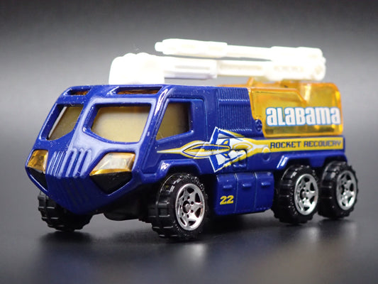 AIRPORT FIRE TRUCK ALABAMA BLUE 1:64 MB SCALE DIORAMA DIECAST MODEL CAR