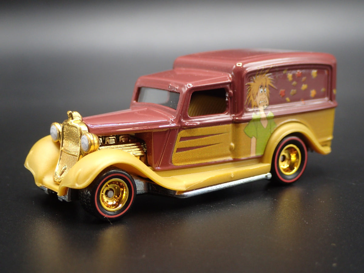 1934 34 DODGE DELIVERY VAN SCOOBY DOO SHAGGY RARE 1:64 SCALE DIECAST MODEL CAR-Burning Rubber Toy Company