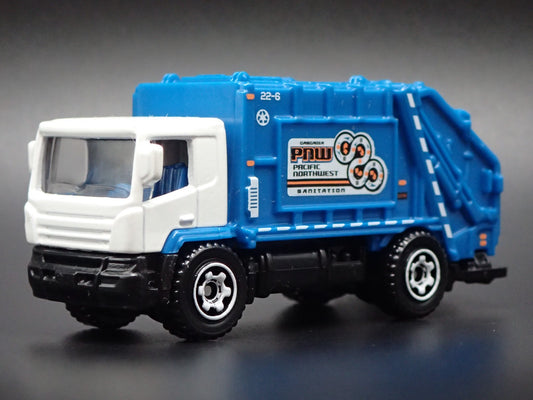 MODERN GARBAGE RECYCLING TRASH TRUCK 1/64 MB SCALE DIORAMA DIECAST MODEL CAR