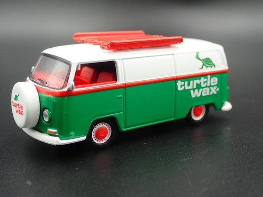 1967-1979 VW VOLKSWAGEN TYPE 2 T2 PANEL VAN TURTLE WAX 1/64 DIECAST MODEL CAR
