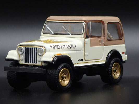 1976-1986 JEEP CJ7 GOLDEN EAGLE 1:64 SCALE COLLECTIBLE DIORAMA DIECAST MODEL CAR