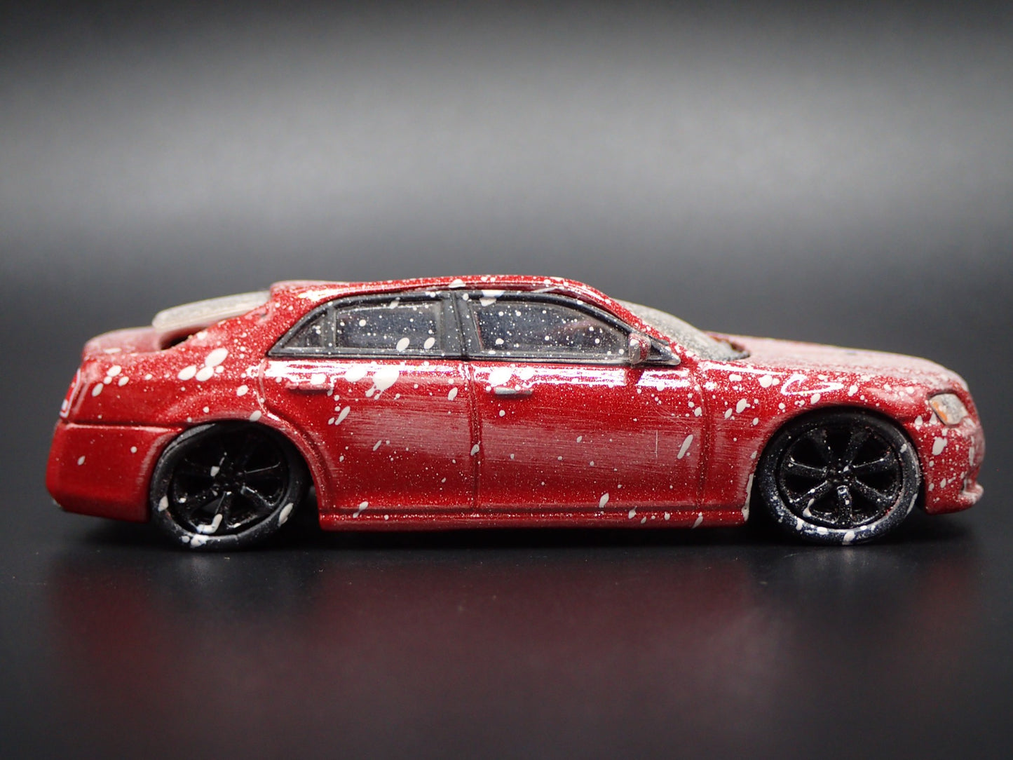 2011-2023 CHRYSLER 300 SRT ROLLOVER WRECK 1:64 SCALE DIORAMA DIECAST MODEL CAR