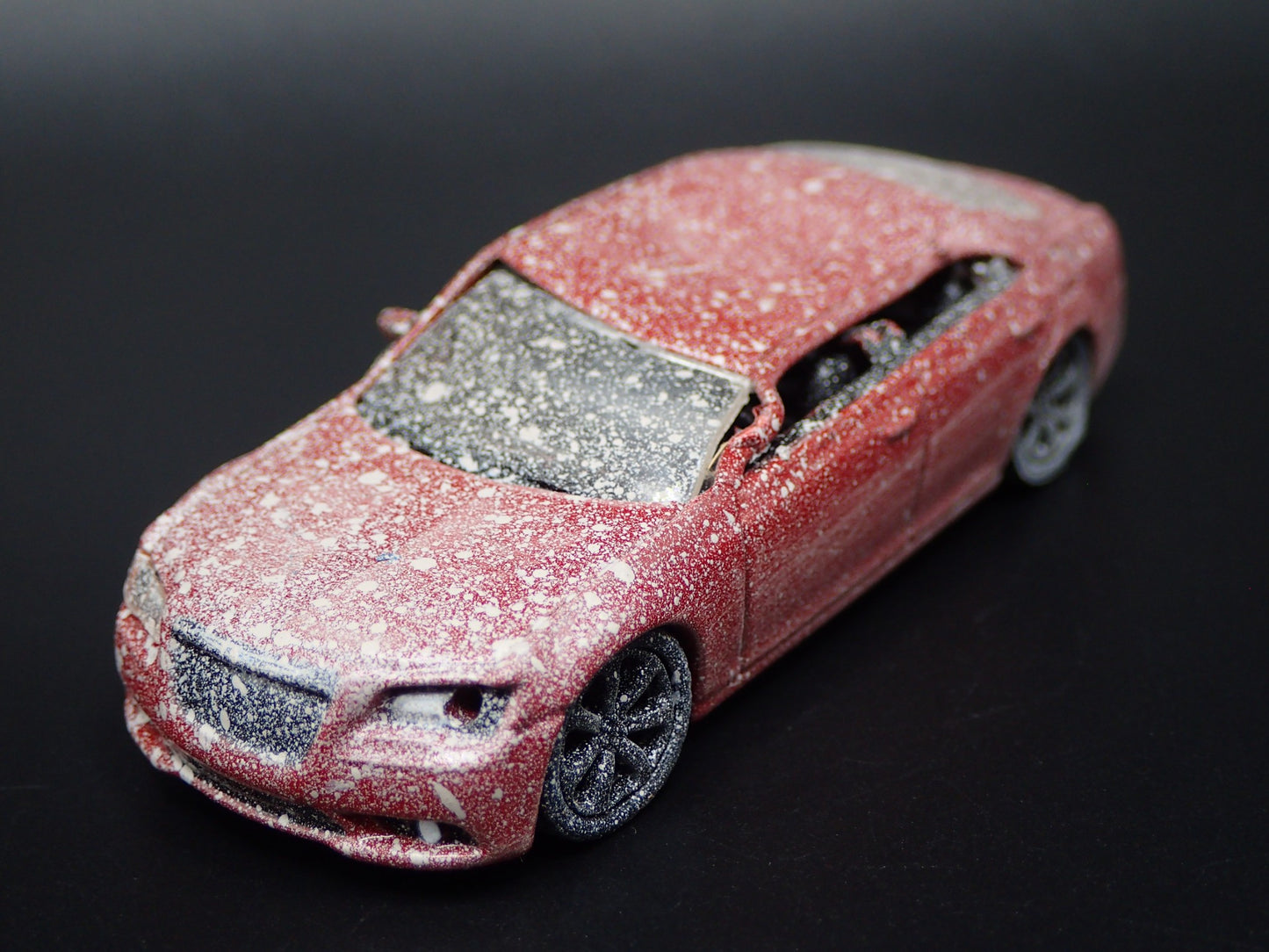 2011-2023 CHRYSLER 300 SRT ROLLOVER WRECK 1:64 SCALE DIORAMA DIECAST MODEL CAR