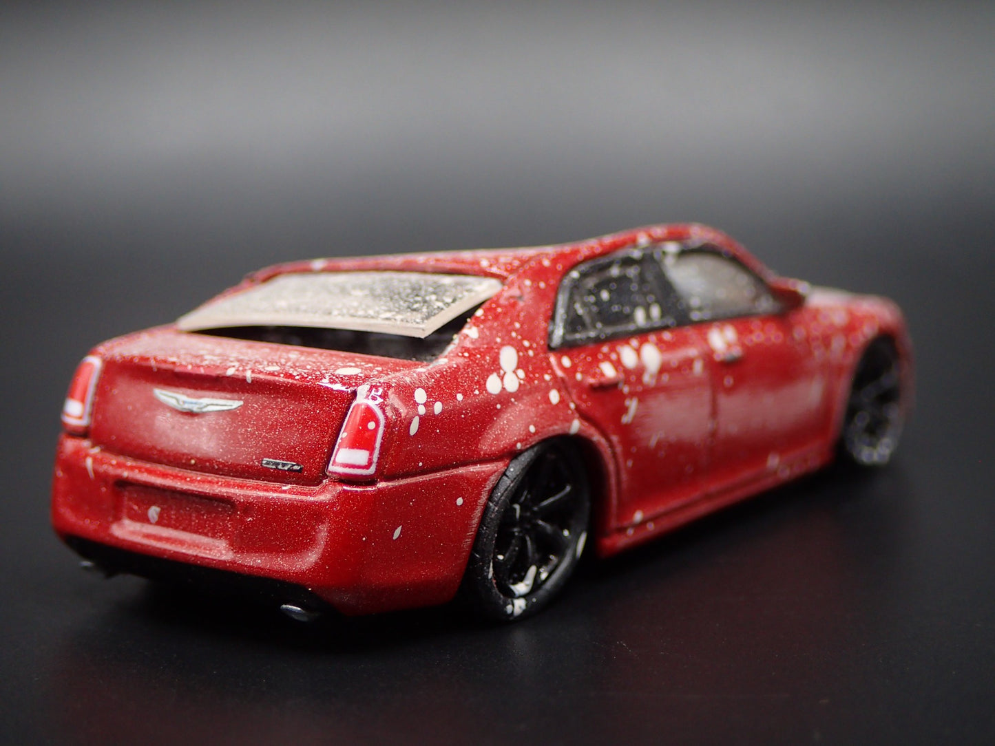 2011-2023 CHRYSLER 300 SRT ROLLOVER WRECK 1:64 SCALE DIORAMA DIECAST MODEL CAR
