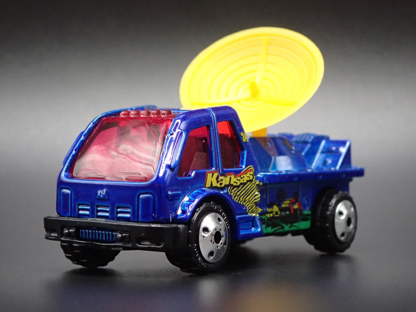 WEATHER RADAR TRUCK KANSAS BLUE 1:64 MB SCALE DIECAST MODEL CAR