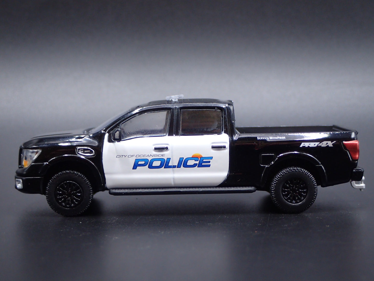 2016-2024 NISSAN TITAN XD PRO-4X TRUCK OCEANSIDE, CA 1:64 DIECAST MODEL CAR