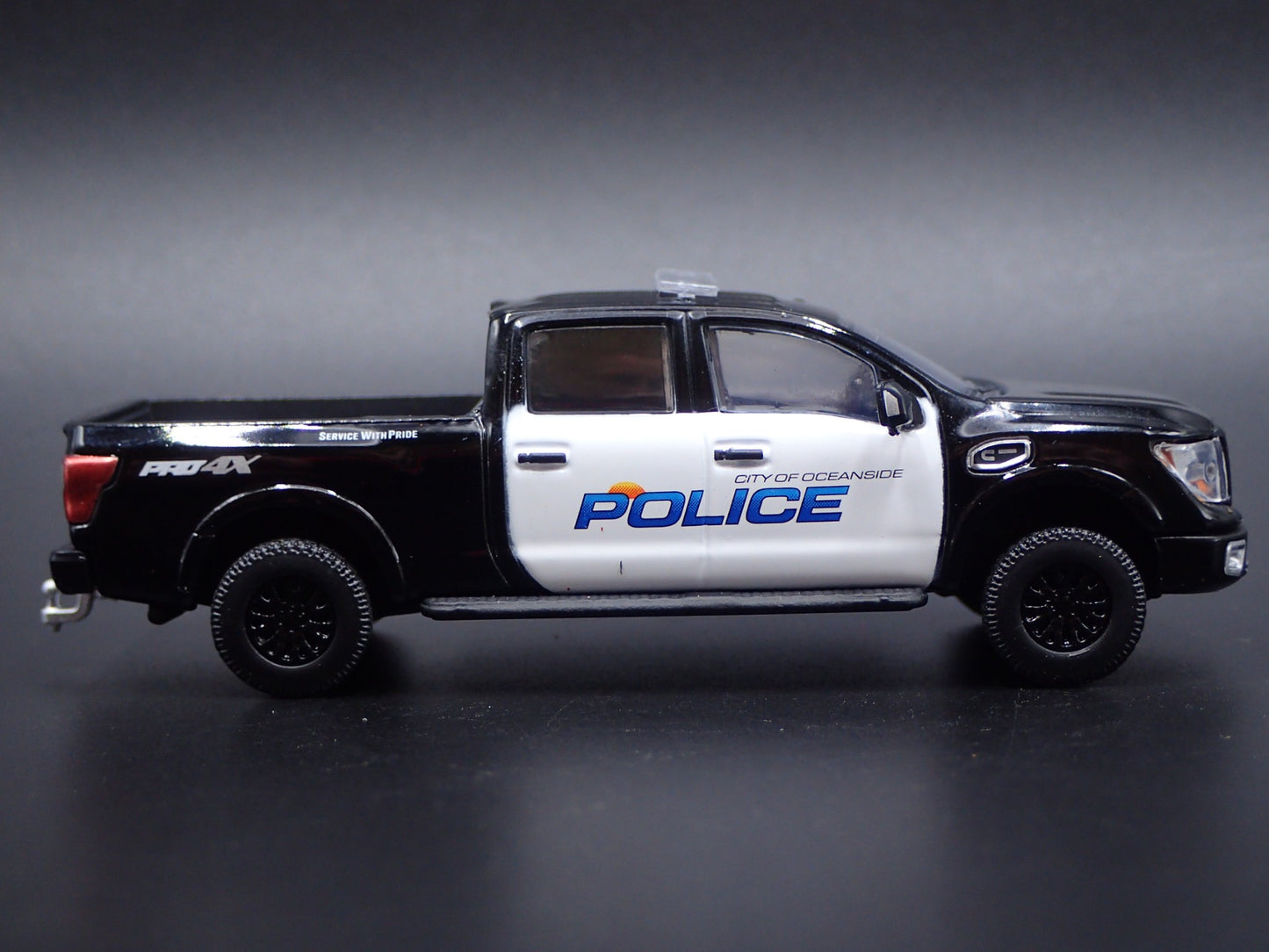 2016-2024 NISSAN TITAN XD PRO-4X TRUCK OCEANSIDE, CA 1:64 DIECAST MODEL CAR