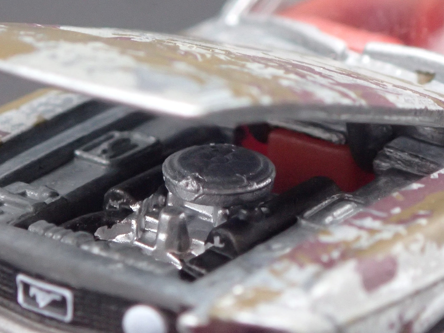 1968 68 FORD MUSTANG GT FASTBACK BARN FIND 1/64 SCALE DIORAMA DIECAST MODEL CAR