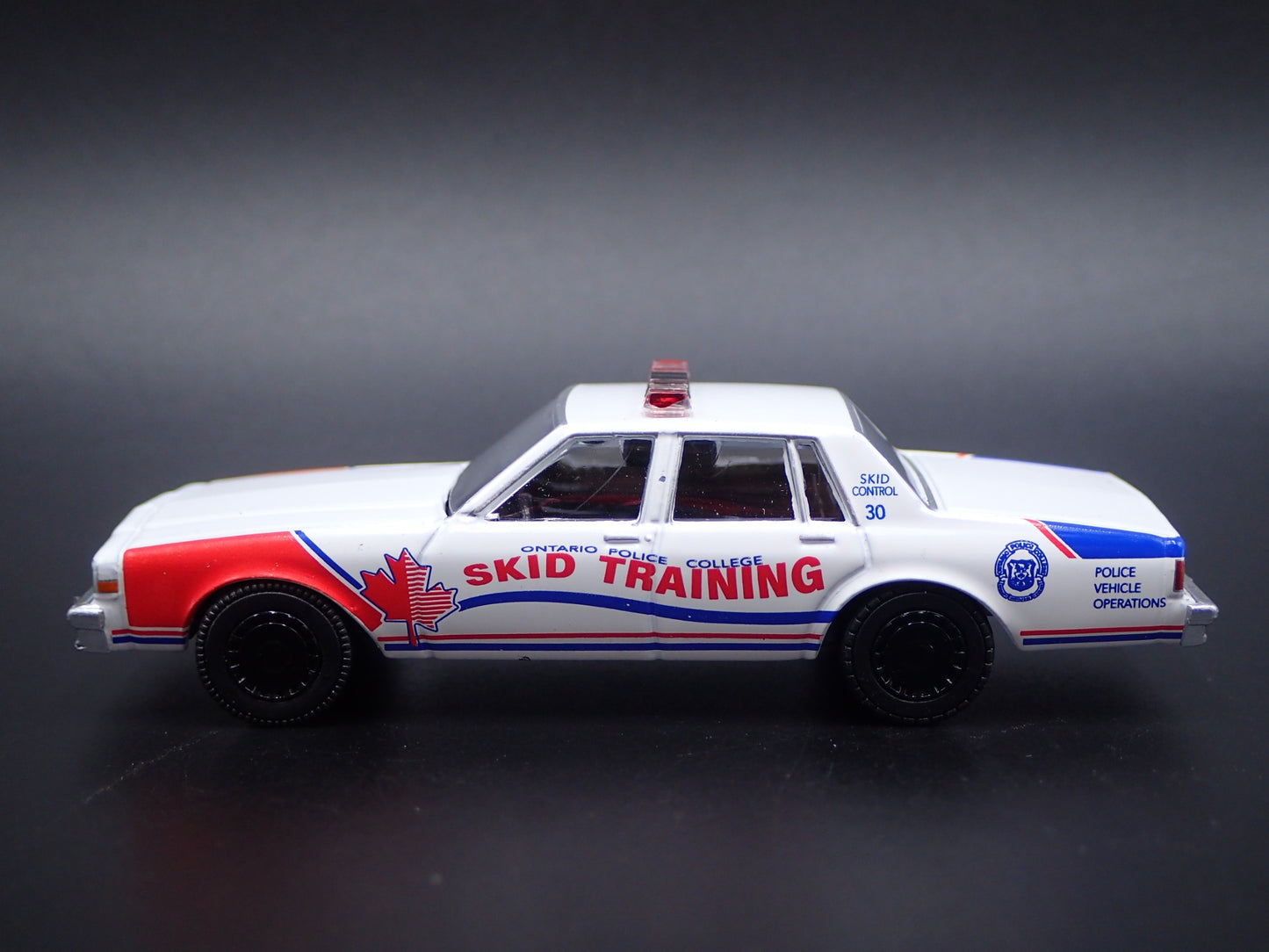 1987 87 CHEVY CHEVROLET CAPRICE ONTARIO, CA POLICE 1/64 SCALE DIECAST MODEL CAR