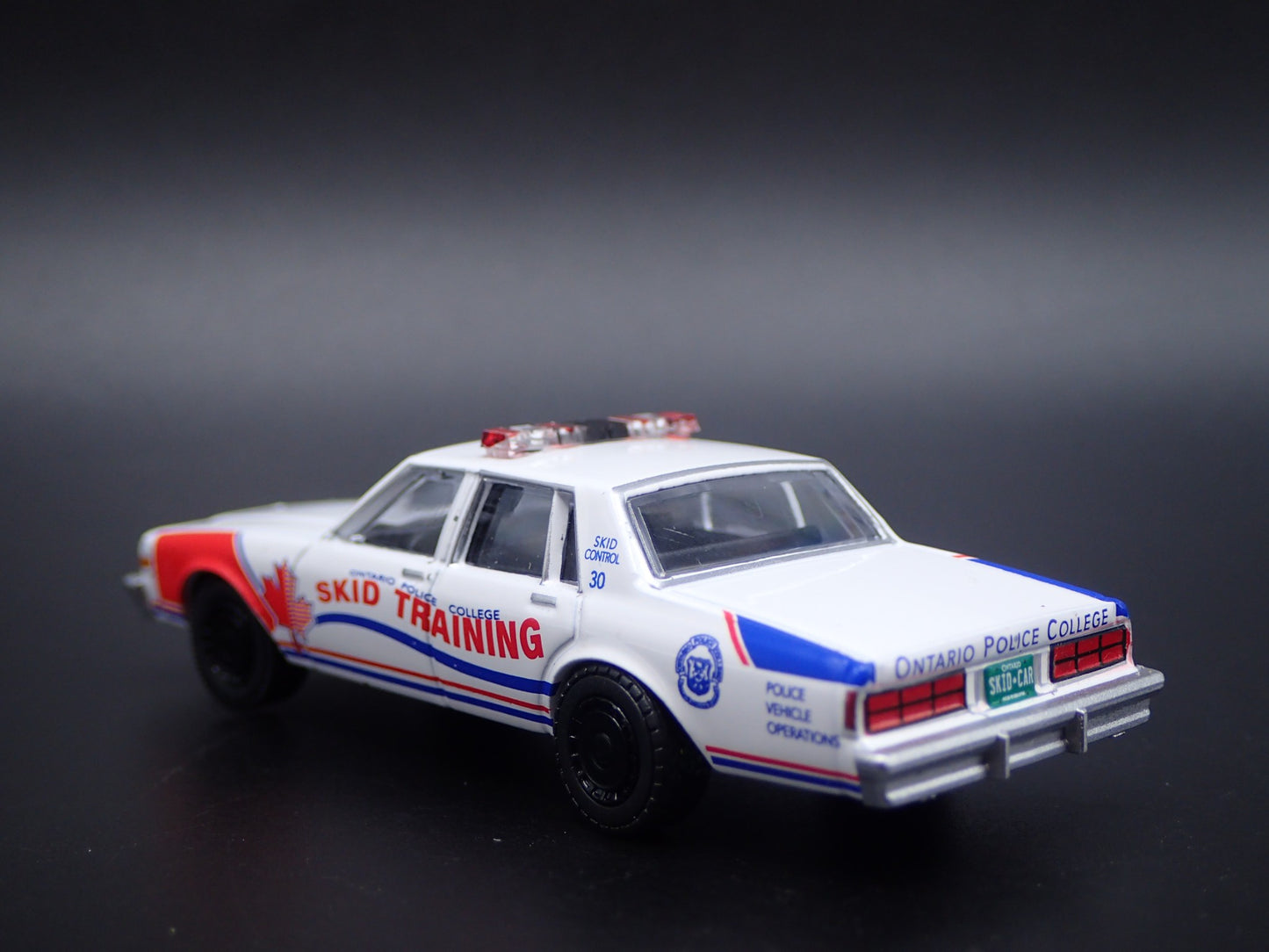 1987 87 CHEVY CHEVROLET CAPRICE ONTARIO, CA POLICE 1/64 SCALE DIECAST MODEL CAR