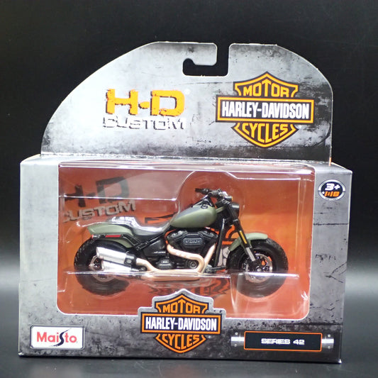 FAT BOB 114 HARLEY DAVIDSON MOTORCYCLE MAISTO SERIES 42 1/18 DIECAST MODEL BIKE