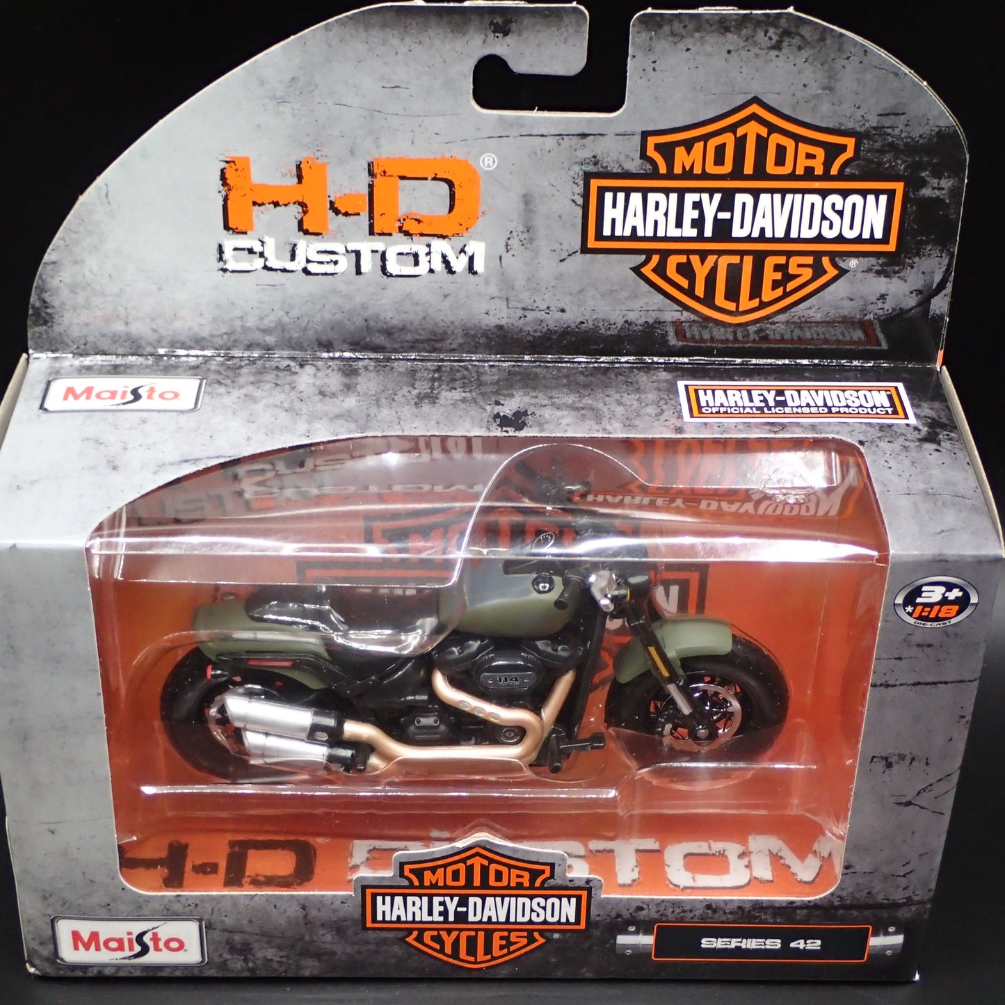FAT BOB 114 HARLEY DAVIDSON MOTORCYCLE MAISTO SERIES 42 1/18 DIECAST MODEL BIKE