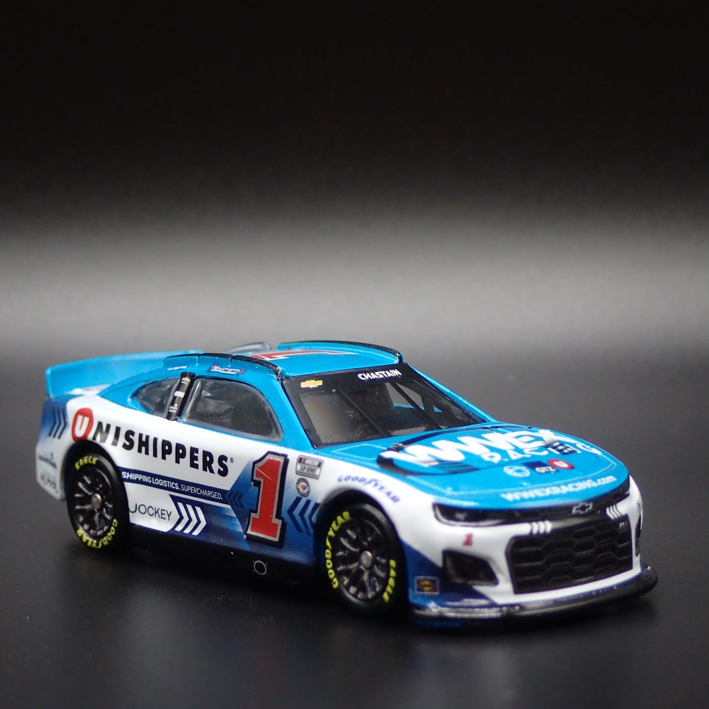 2023 23 CHEVY CAMARO ZL1 1 ROSS CHASTAIN WWEX NASCAR 1:64 DIECAST MODEL CAR