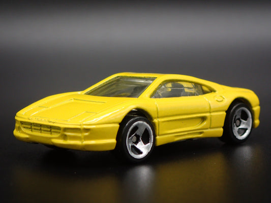 1994-1999 FERRARI 355 YELLOW 1:64 SCALE COLLECTIBLE DIORAMA DIECAST MODEL CAR