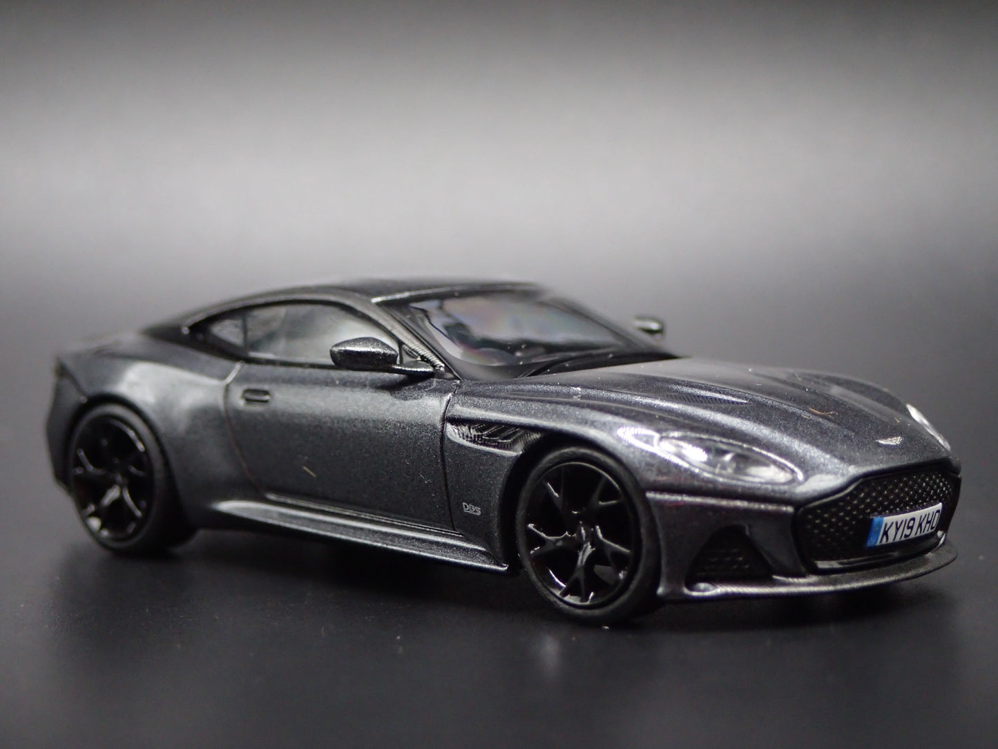2018-2024 ASTON MARTIN DBS 007 NO TIME TO DIE GRAY 1/64 SCALE DIECAST MODEL CAR