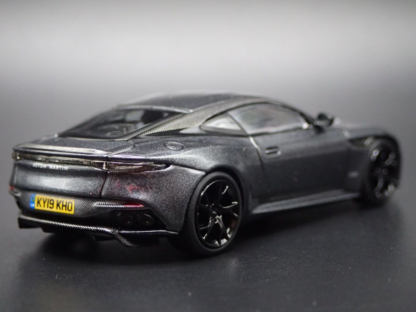 2018-2024 ASTON MARTIN DBS 007 NO TIME TO DIE GRAY 1/64 SCALE DIECAST MODEL CAR
