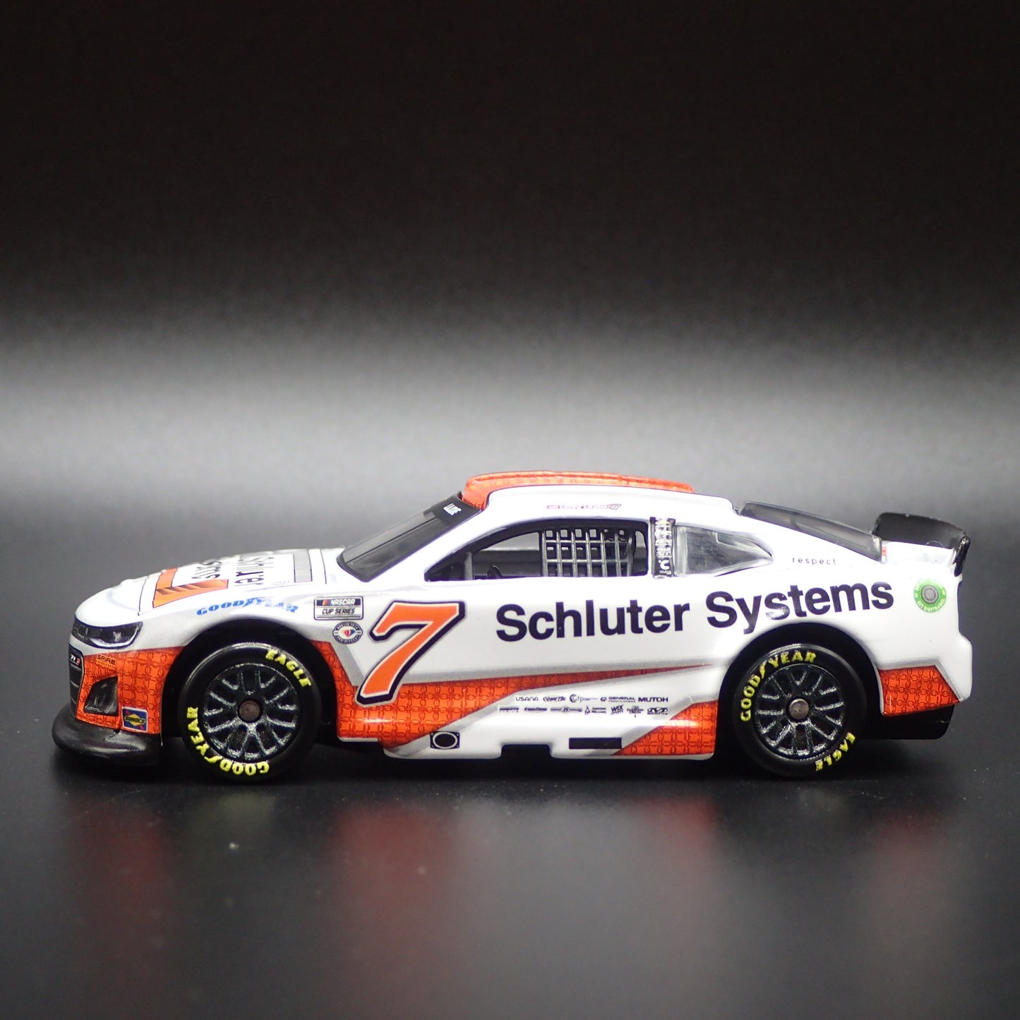 2023 23 CHEVY CAMARO ZL1 #7 COREY LAJOIE SCHLUTER NASCAR 1:64 DIECAST MODEL CAR