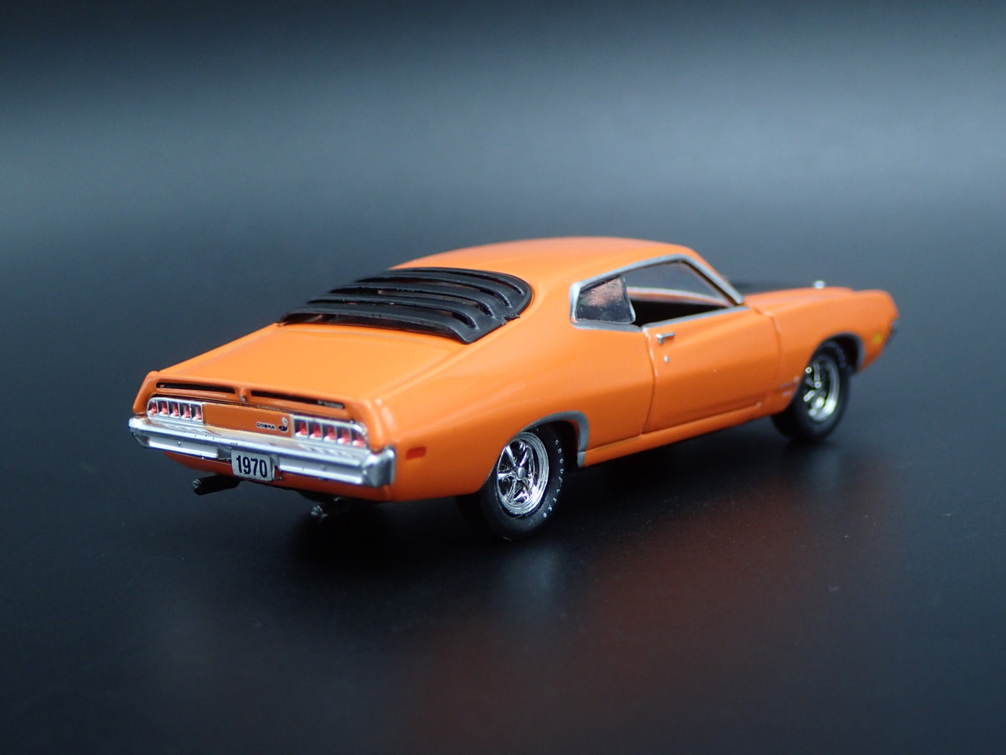 1970 70 FORD TORINO COBRA ORANGE RARE 1:64 SCALE COLLECTIBLE DIECAST MODEL CAR