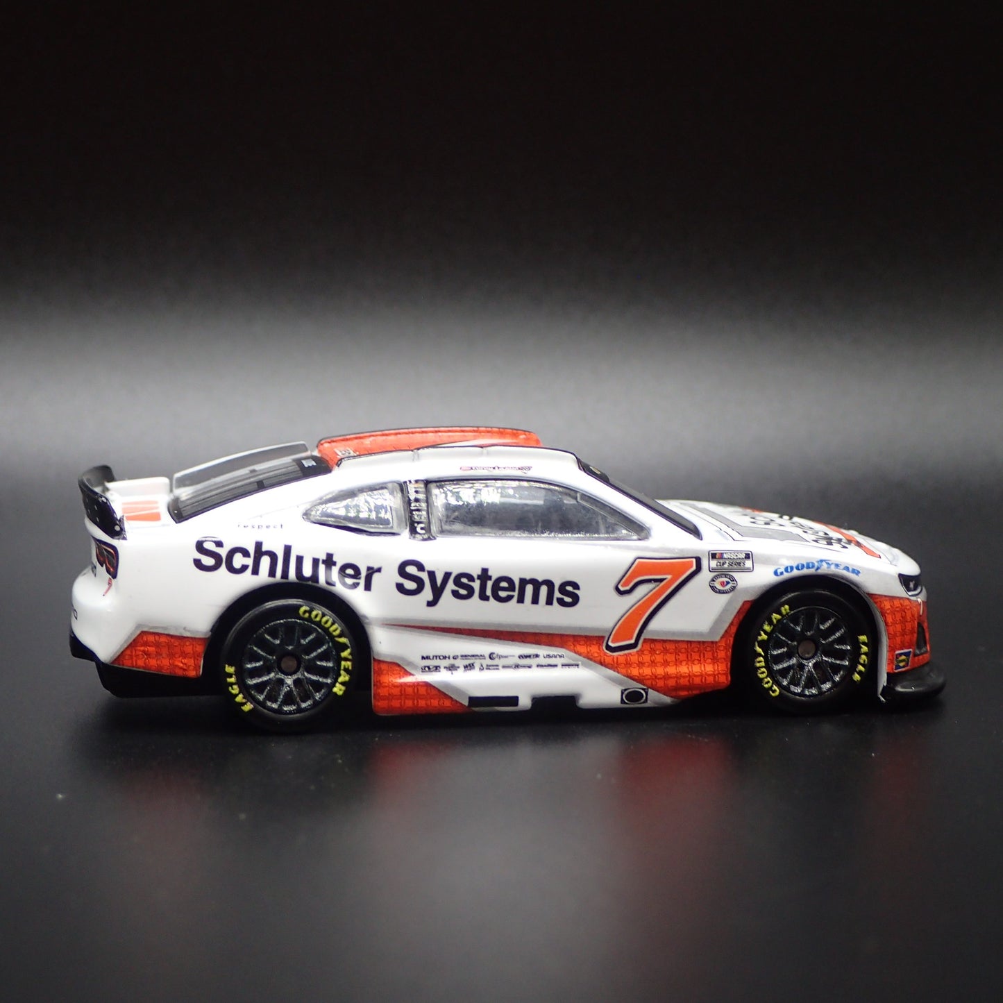 2023 23 CHEVY CAMARO ZL1 #7 COREY LAJOIE SCHLUTER NASCAR 1:64 DIECAST MODEL CAR