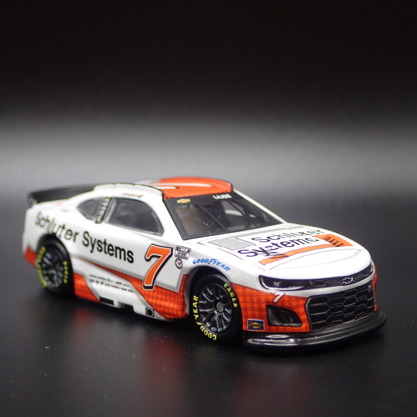 2023 23 CHEVY CAMARO ZL1 #7 COREY LAJOIE SCHLUTER NASCAR 1:64 DIECAST MODEL CAR