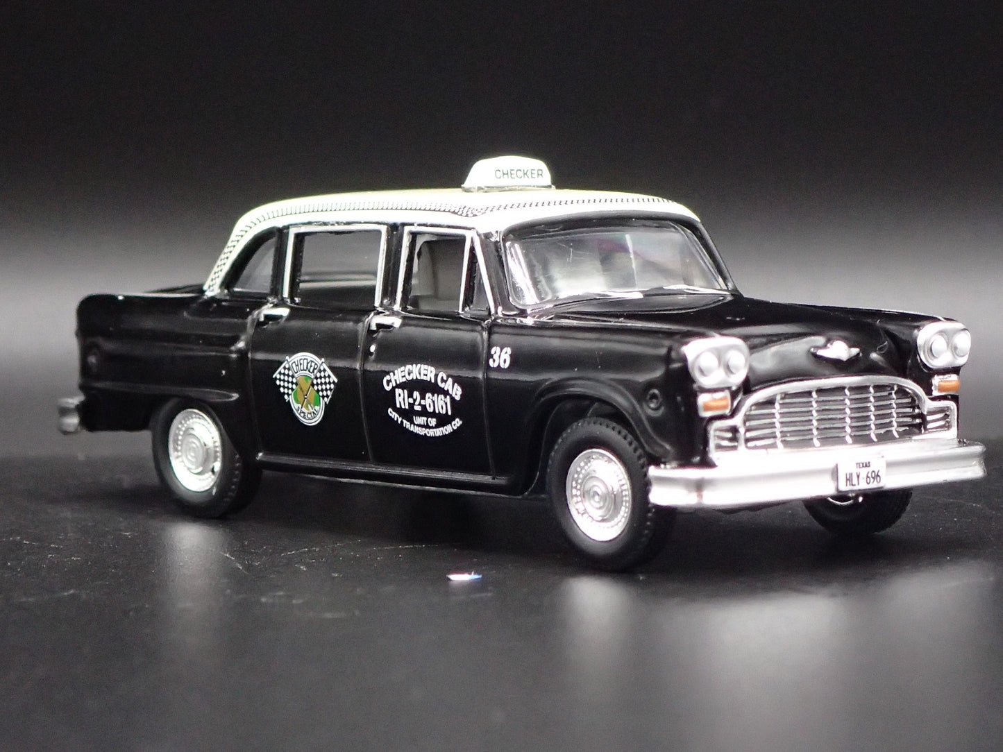 1963 CHECKER MOTORS MARATHON A11 DALLAS TX TAXI CAB 1:64 SCALE DIECAST MODEL CAR