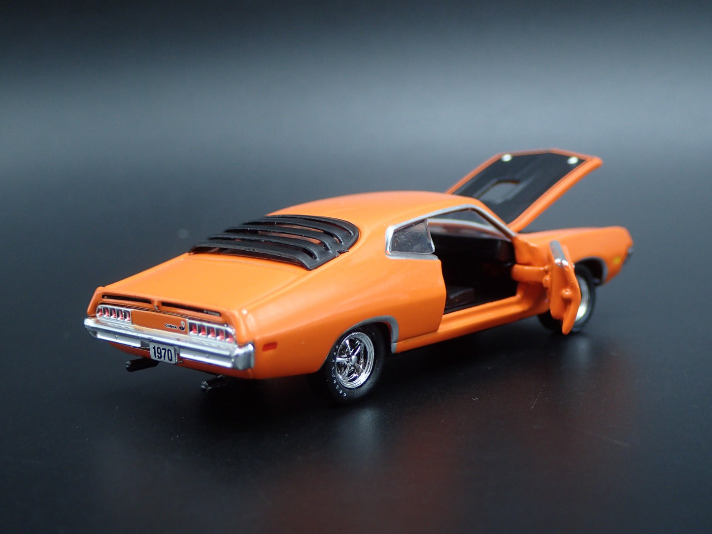 1970 70 FORD TORINO COBRA ORANGE RARE 1:64 SCALE COLLECTIBLE DIECAST MODEL CAR