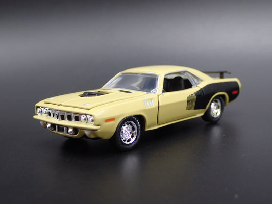 1971 71 PLYMOUTH HEMI CUDA RARE 1:64 SCALE COLLECTIBLE DIORAMA DIECAST MODEL CAR