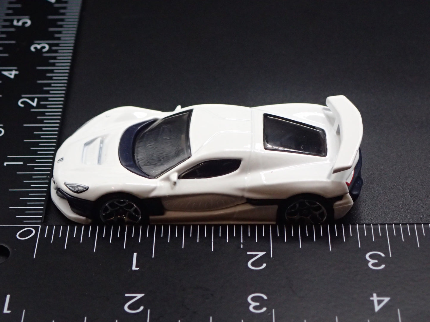 2021-2025 RIMAC NEVERA SUPER CAR WHITE 1/64 SCALE DIORAMA DIECAST MODEL CAR