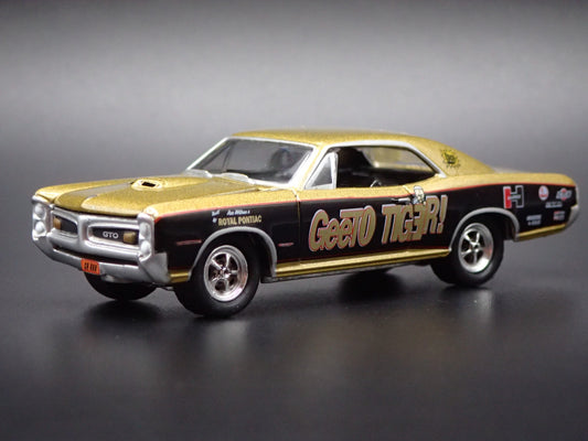 1966 66 PONTIAC GTO GEETO TIGER DRAG NHRA 1/64 SCALE DIORAMA DIECAST MODEL CAR