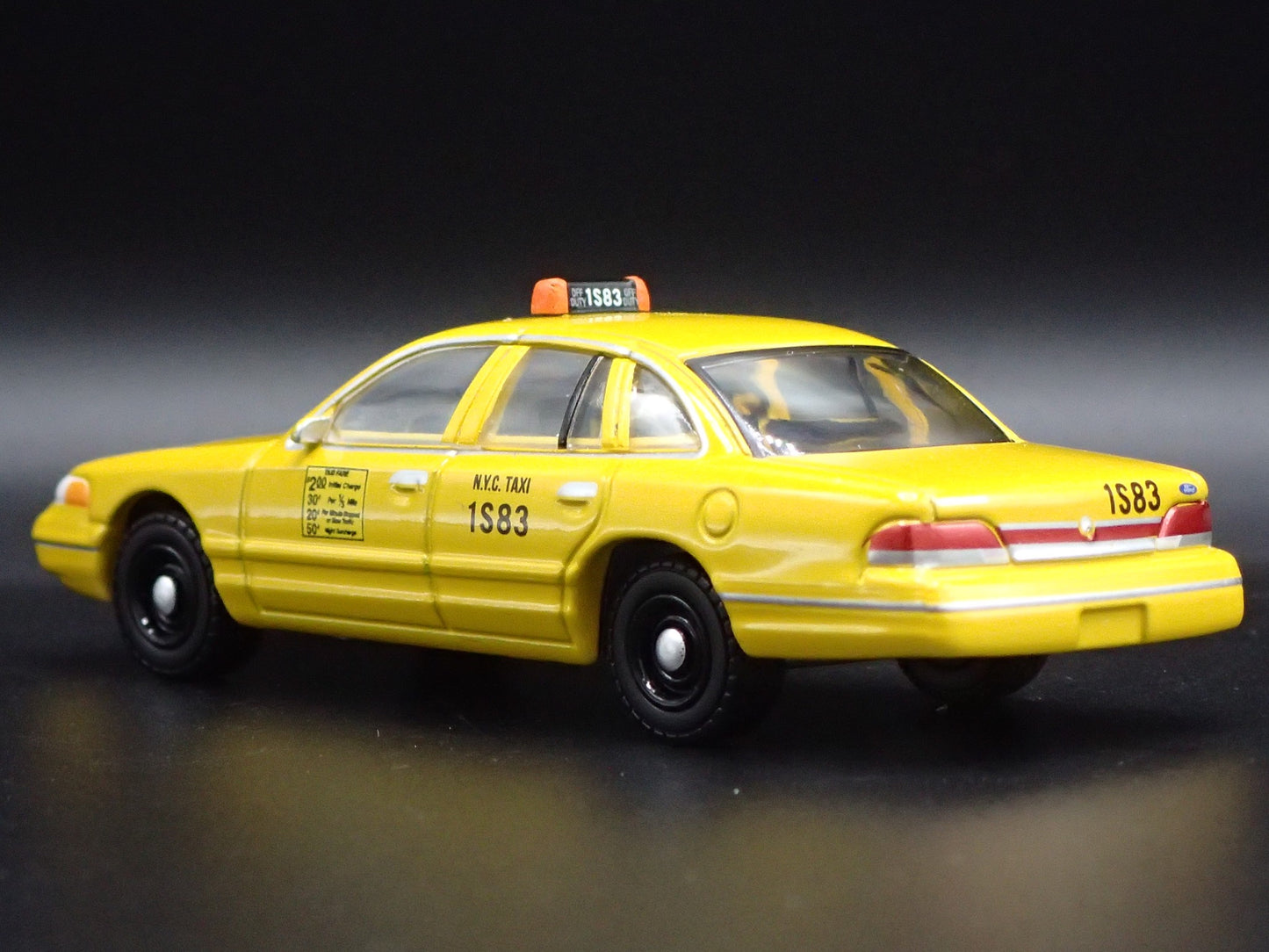 1994 94 FORD CROWN VICTORIA NYC TAXI CAB NEW YORK 1:64 SCALE DIECAST MODEL CAR