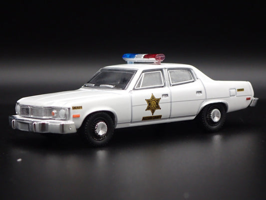 1974 74 AMC MATADOR DUKES OF HAZZARD COUNTY SHERIFF 1:64 SCALE DIECAST MODEL CAR