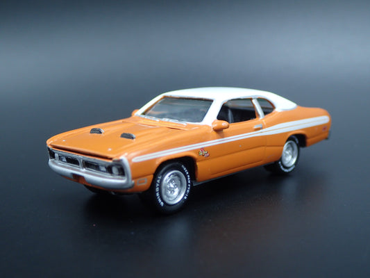 1971 71 DODGE DEMON ORANGE 1/64 SCALE COLLECTIBLE DIORAMA DIECAST MODEL CAR