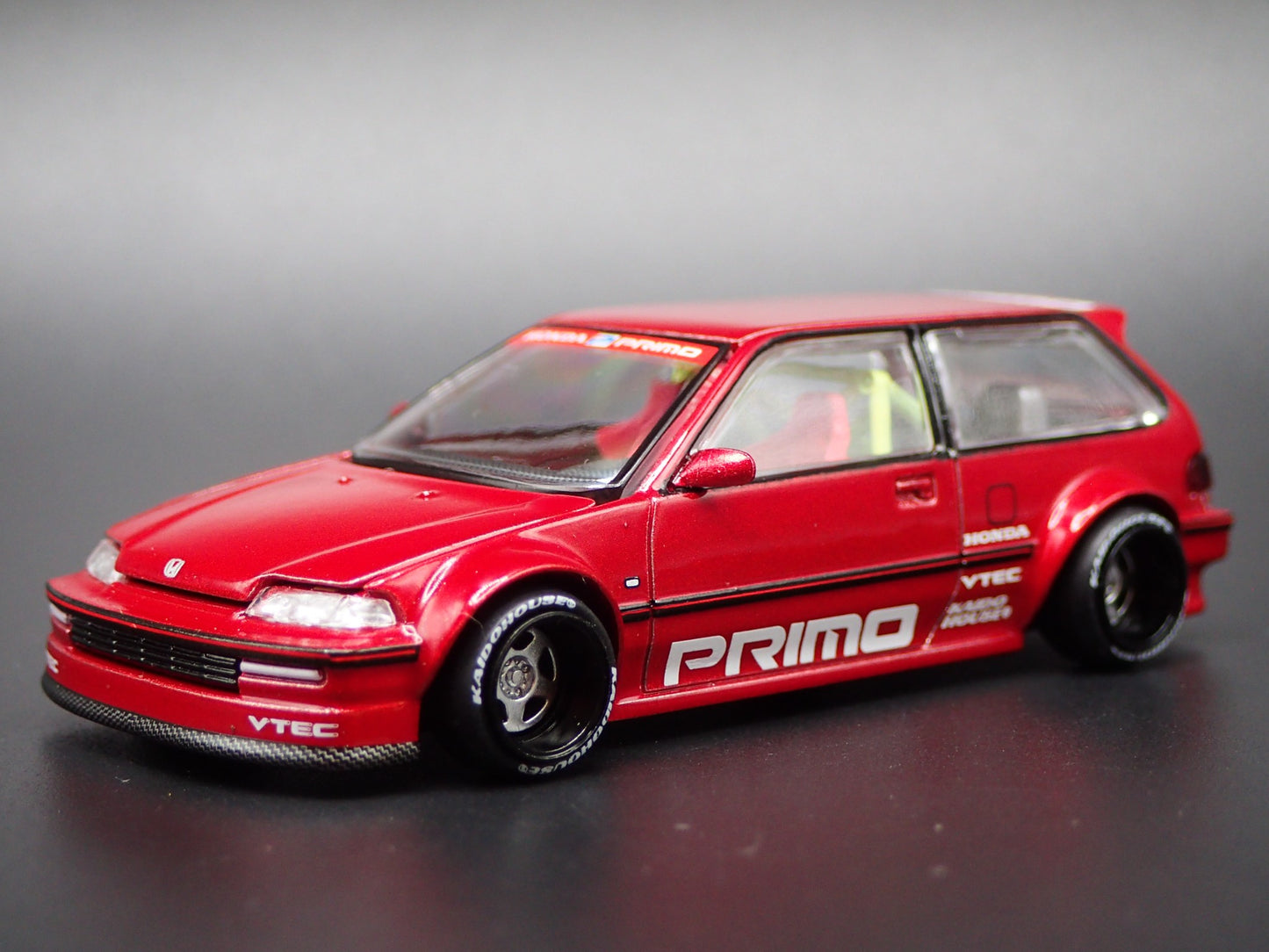 1987-1991 HONDA CIVIC EF HATCH KAIDO HOUSE 1:64 SCALE DIORAMA DIECAST MODEL CAR