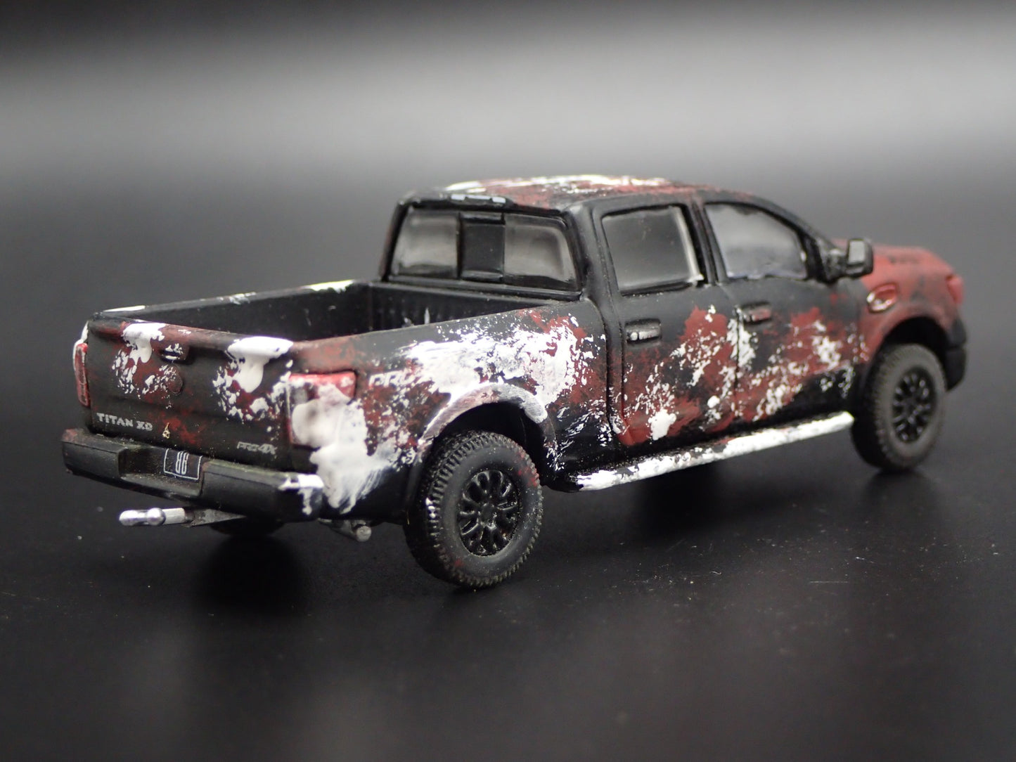 2016-2024 NISSAN TITAN XD PRO-4X PICKUP TRUCK HITCH 1:64 SCALE DIECAST MODEL CAR